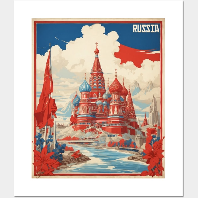 Far East Russia Vintage Tourism Poster Wall Art by TravelersGems